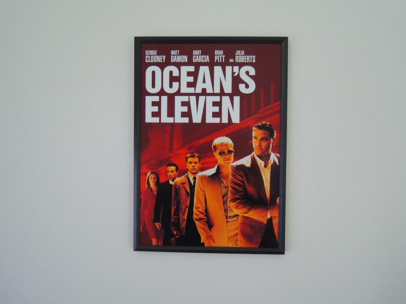 Amazon.co.jp: A4 額付き ポスター オーシャンズ11 ブラッドピット